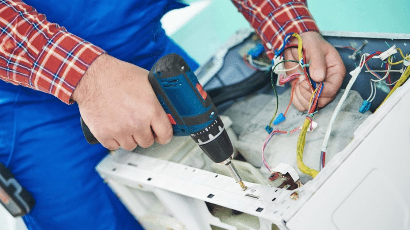 Esenyurt Demirdöküm Demirdöküm çamaşır makinesi kart tamiri – Su almama arızası orijinal parça ile giderildi. - Teknik servis örneği